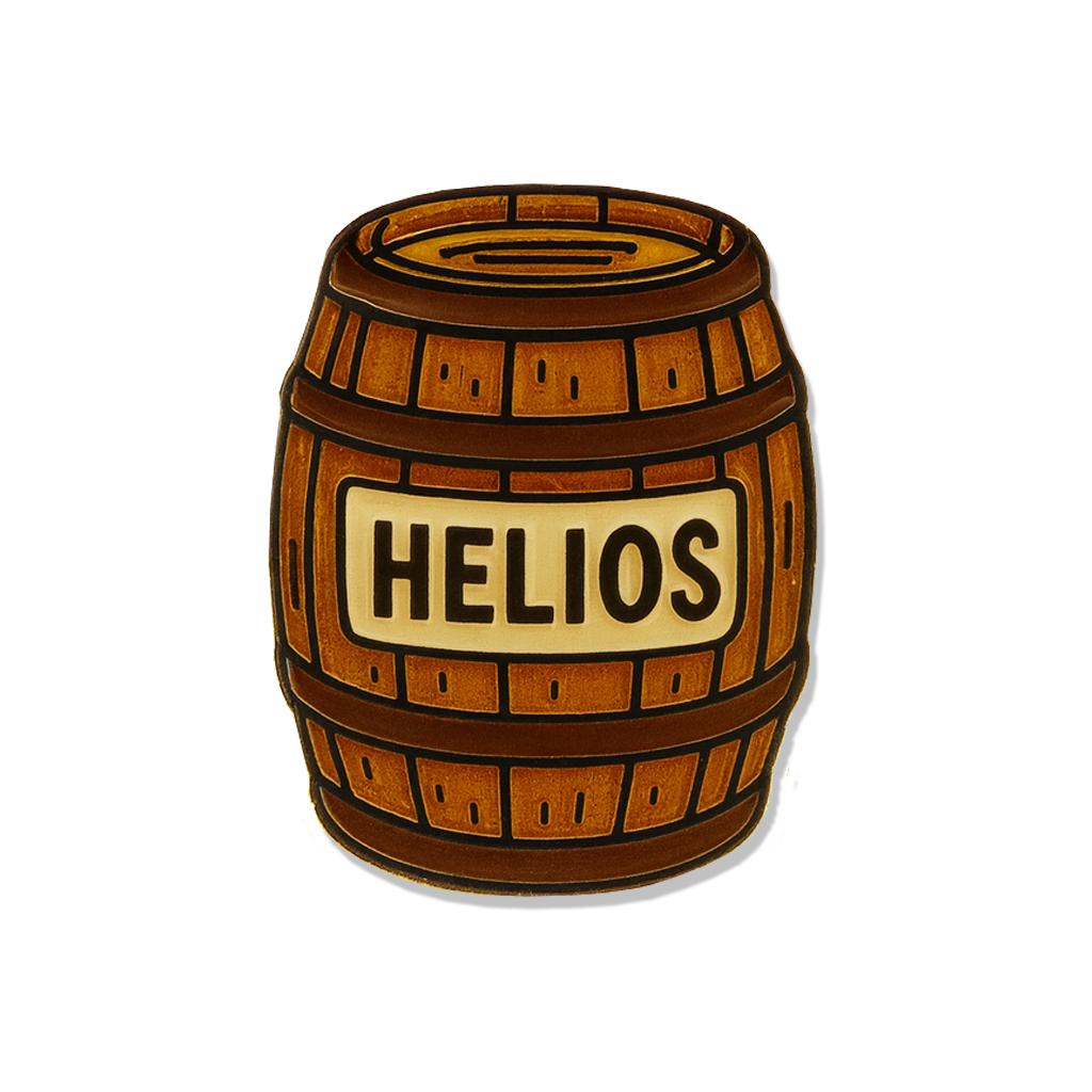 Pins voor Helios vereniging